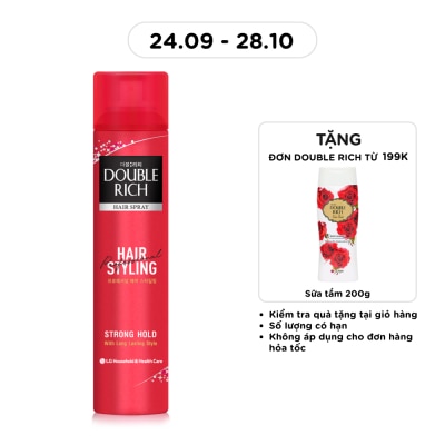 DOUBLE RICH Keo Spray Dưỡng Tóc Double Rich 170ml image