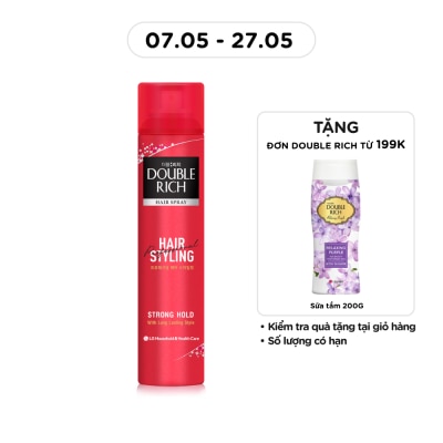 DOUBLE RICH - Keo Spray Dưỡng Tóc Double Rich 170ml