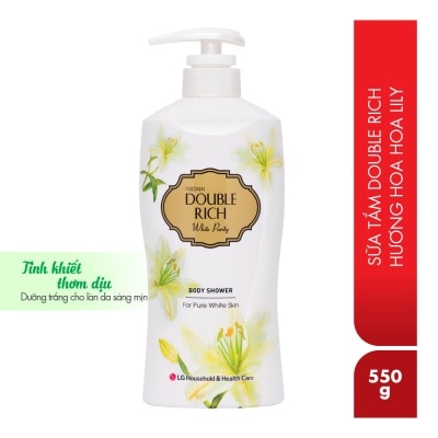 DOUBLE RICH White Purity Body Shower 550g