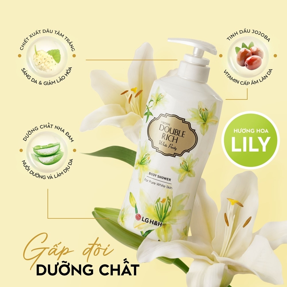 White Purity Body Shower 800g