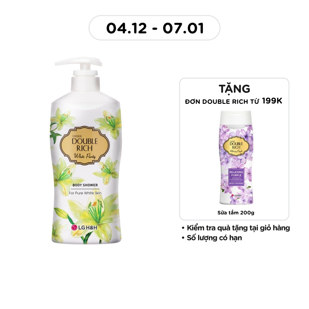 Sữa Tắm Double Rich Hoa Lily 800g
