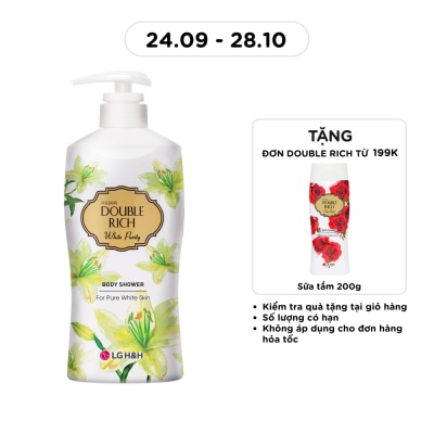 DOUBLE RICH White Purity Body Shower 800g image