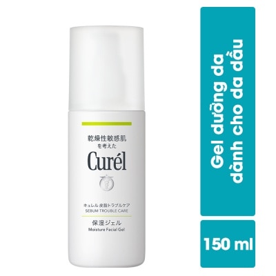 CURÉL Gel Dưỡng Da Curél Sebum Trouble Care Moisture Facial Gel Dành Cho Da Dầu 120ml