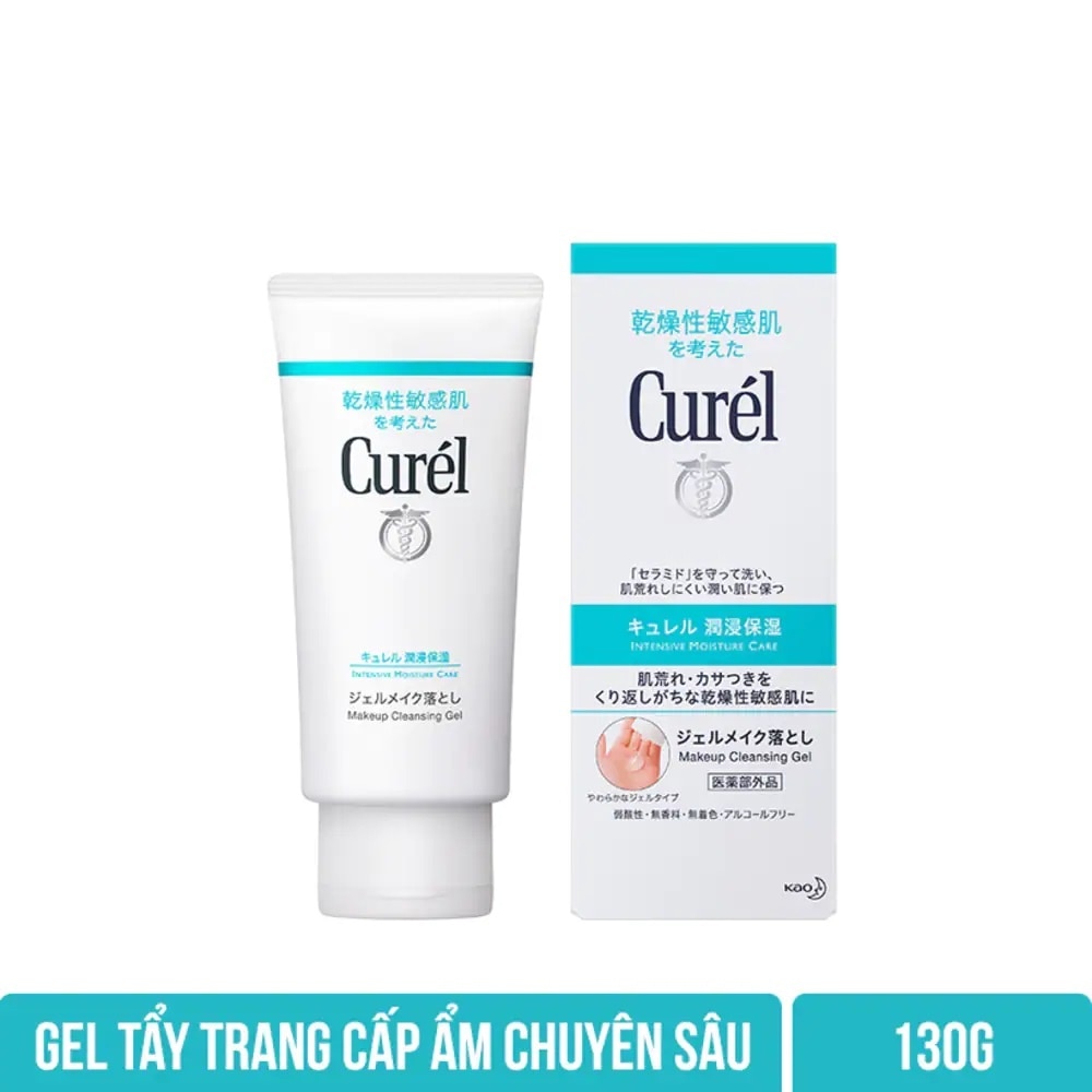 Gel Tẩy Trang Curél Cấp Ẩm Chuyên Sâu 130g