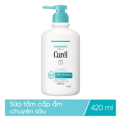 CURÉL Sữa Tắm Toàn Thân Curél Cấp Ẩm Chuyên Sâu 420ml