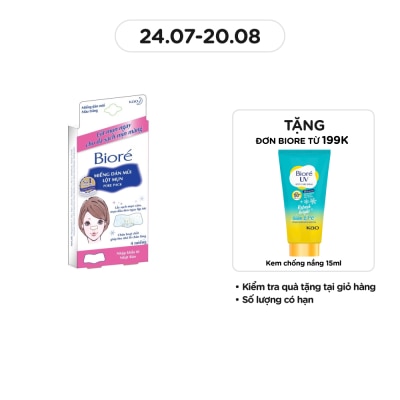 BIORE Miếng Dán Mũi Lột Mụn Biore 4 Miếng