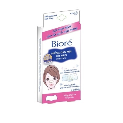 BIORE Miếng Dán Mũi Lột Mụn Biore 4 Miếng