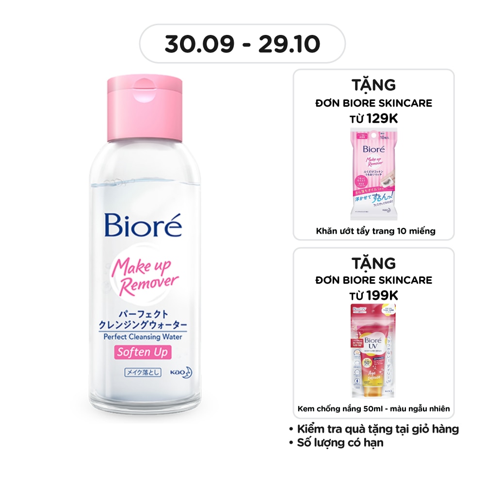Nước Tẩy Trang Hoàn Hảo Biore - Dưỡng Ẩm 90ml