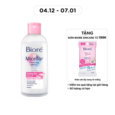 BIORE Nước Tẩy Trang Hoàn Hảo Biore - Dưỡng Ẩm 90ml
