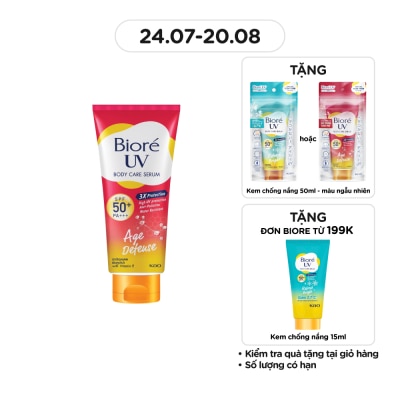 BIORE UV Anti-Pollution Body Care Serum Age Defense SPF50+ PA+++ 150ml