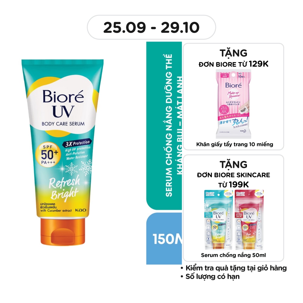 UV Anti-Pollution Body Care Serum Refresh Bright SPF50+ PA+++ 150ml
