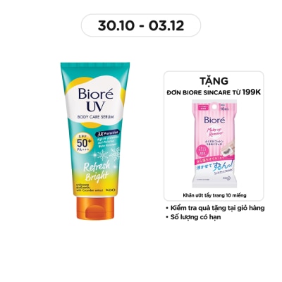 BIORE UV Anti-Pollution Body Care Serum Refresh Bright SPF50+ PA+++ 150ml