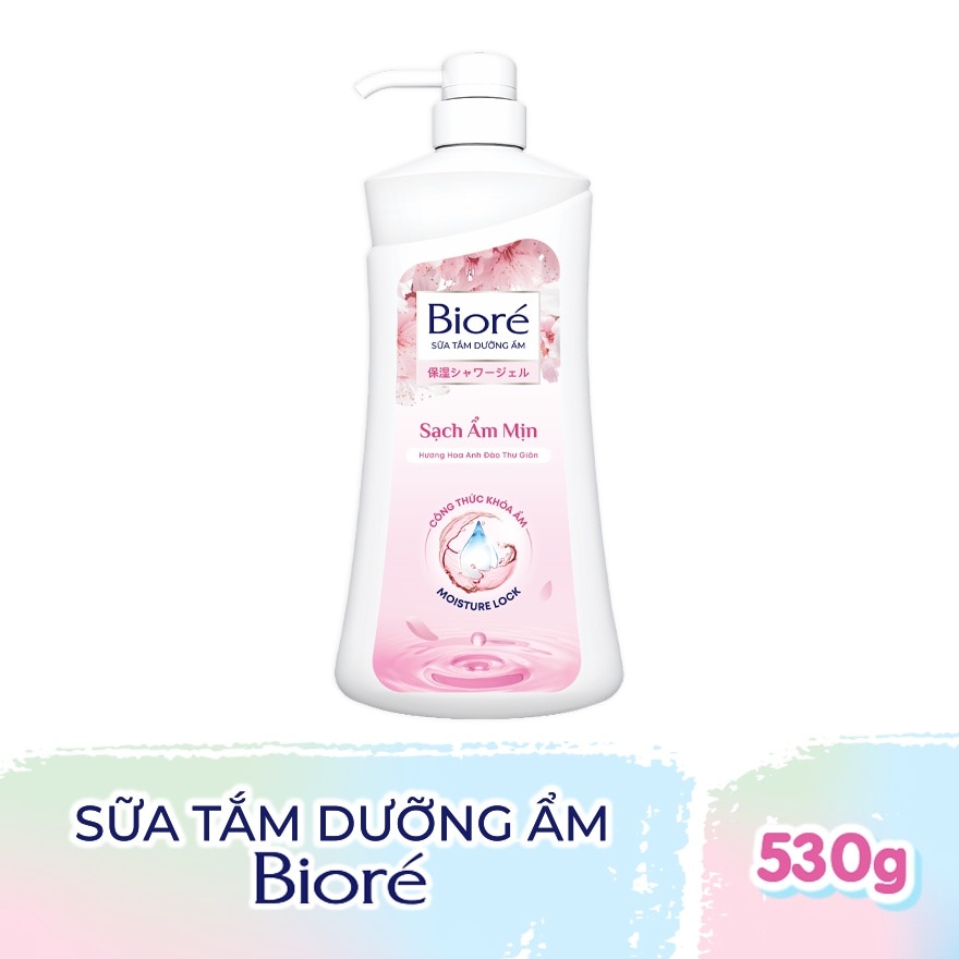 Sữa Tắm Biore Dưỡng Da Hoa Anh Đào 530g