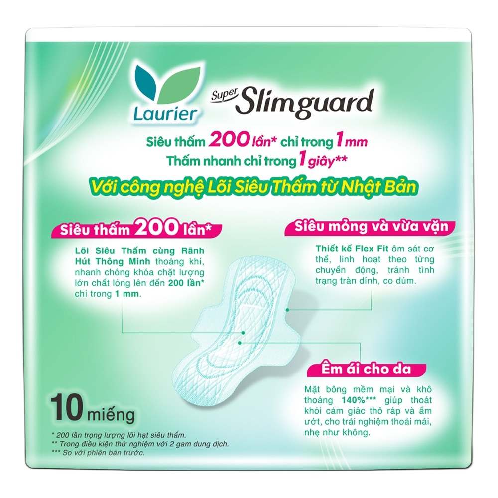 Supper Slim Guard 22cm 10 Pads image