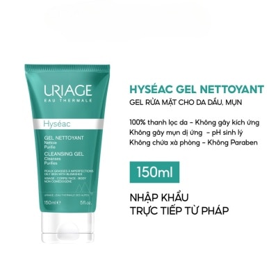 URIAGE Gel Rửa Mặt Uriage Dành Cho Da Dầu, Da Mụn & Da Hỗn Hợp 150ml