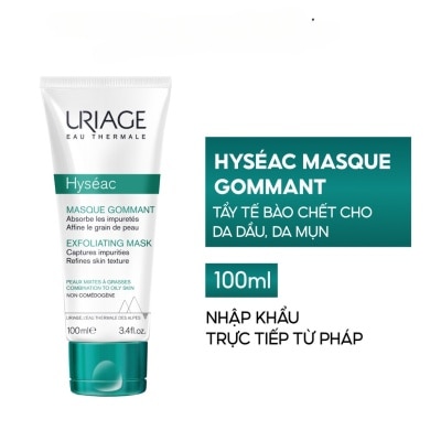 URIAGE Mặt Nạ Tẩy Tế Bào Chết Uriage Cho Da Dầu, Da mụn 100ml