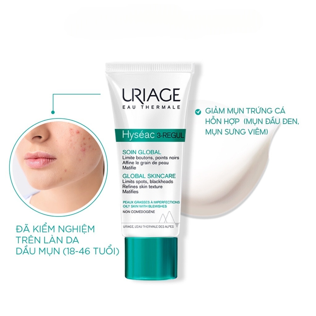 Kem Ngăn Ngừa Mụn Trứng Cá Hỗn Hợp Uriage 40ml