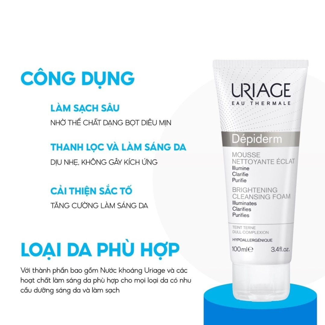 Sữa Rửa Mặt Uriage Giúp Làm Sạch Và Thanh Khiết Làn Da 100ml