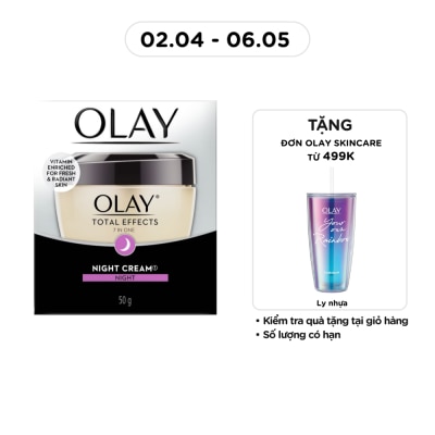 OLAY - Kem Dưỡng Ban Đêm Olay Total Effects 50g