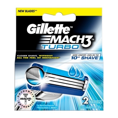 GILLETTE Lưỡi Dao Cạo Gillette Mach3 Turbo 2 Cái