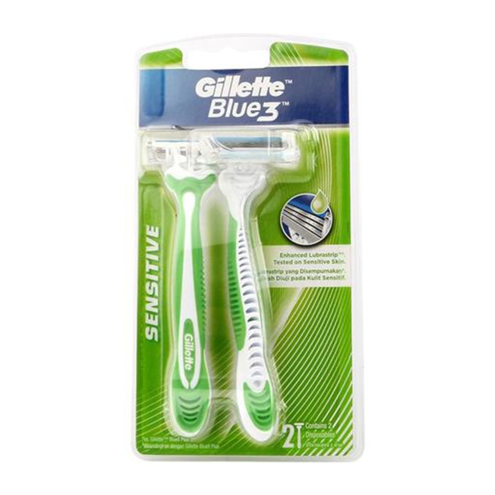 Dao Cạo Gillette Blue3 Sensitive 2 Cái