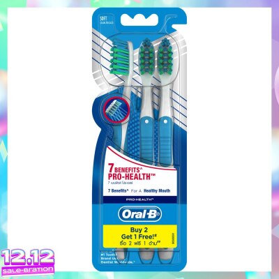 ORAL-B Pro-Health 7 Benefits Toothbrush 3s