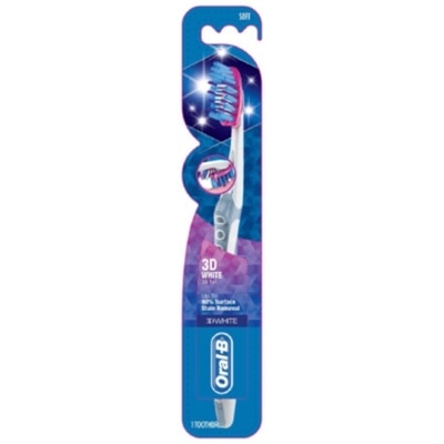 ORAL-B Bàn Chải Đánh Răng Oral-B Trắng Sáng 3D Vỉ 1