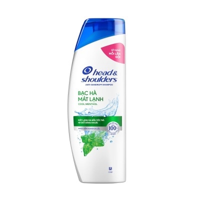 HEAD & SHOULDERS Dầu Gội Head & Shoulders Bạc Hà Mát Rượi 330ml