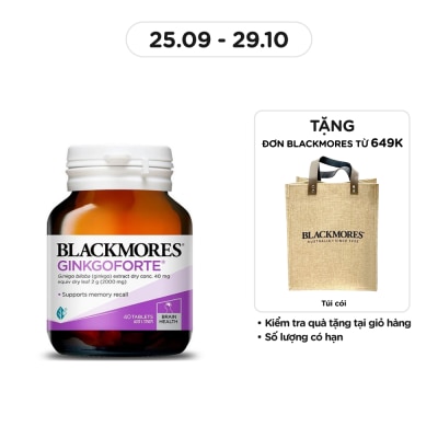 BLACKMORES Memory Support Ginkgoforte 40 Tablets
