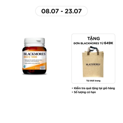 BLACKMORES Cold Relief BioC 1000mg 31 Tablets