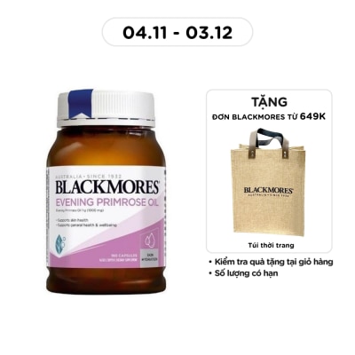 BLACKMORES Thực Phẩm Bảo Vệ Sức Khỏe Blackmores Evening Primrose Oil Tinh Dầu Hoa Anh Thảo 190 Viên