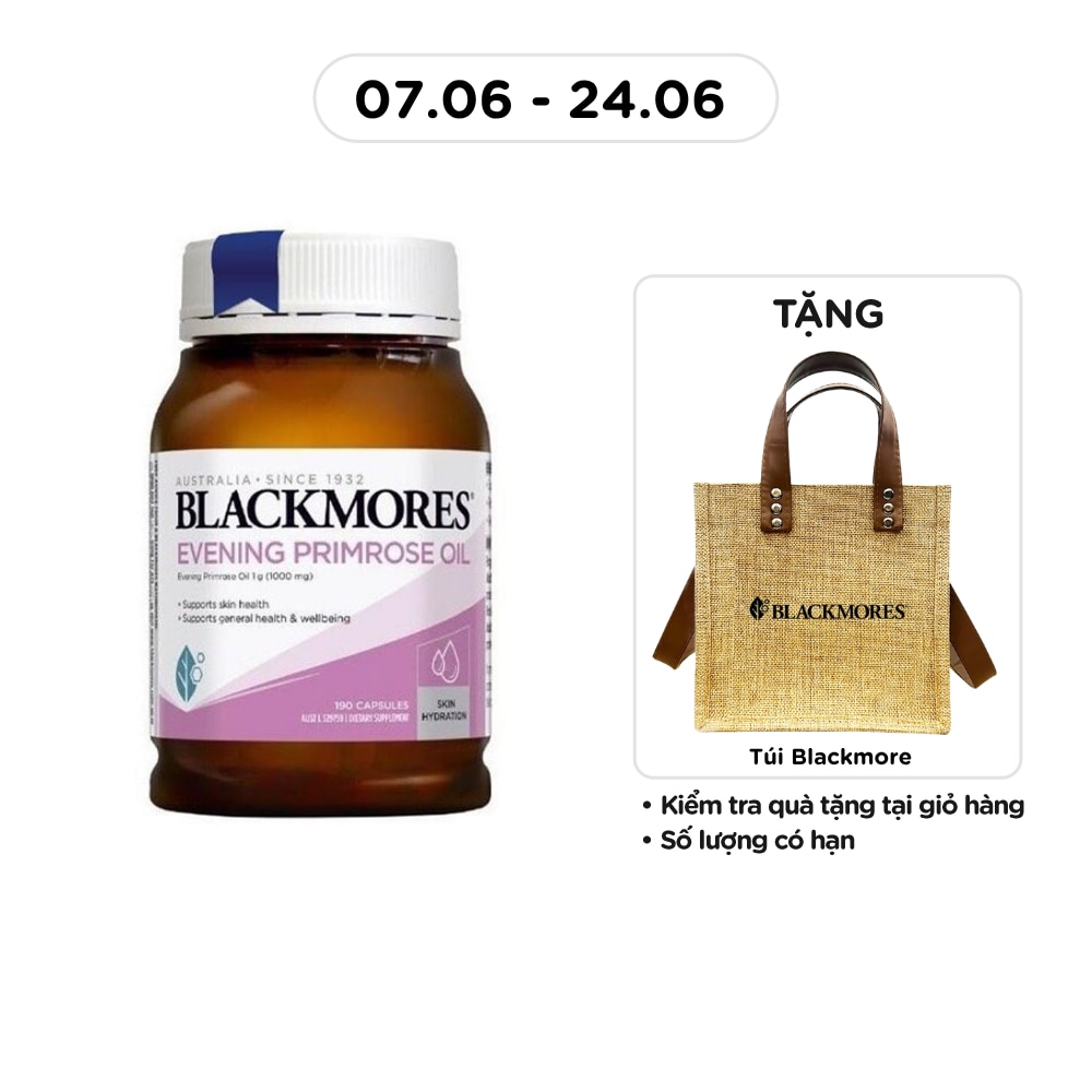 Thực Phẩm Bảo Vệ Sức Khỏe Blackmores Evening Primrose Oil Tinh Dầu Hoa Anh Thảo 190 Viên