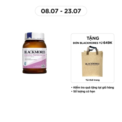 BLACKMORES Thực Phẩm Bảo Vệ Sức Khỏe Blackmores Evening Primrose Oil Tinh Dầu Hoa Anh Thảo 190 Viên