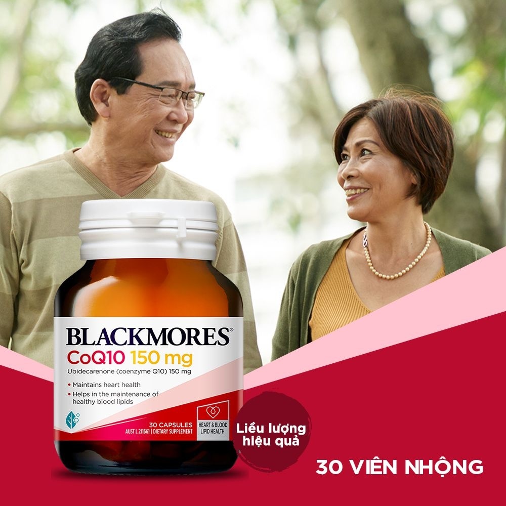 Thực Phẩm Bảo Vệ Sức Khỏe Blackmores Heart Health CoQ10 150mg Hỗ Trợ Tim Mạch 30 Viên