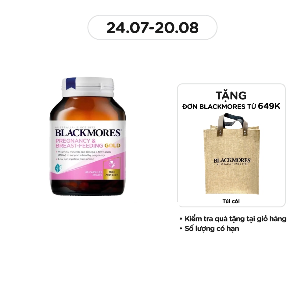 Pregnancy & Breast Feeding Gold 60 Capsules