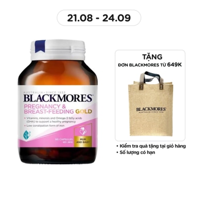 BLACKMORES Pregnancy & Breast Feeding Gold 60 Capsules