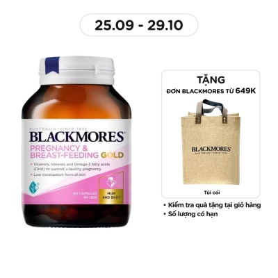 BLACKMORES Pregnancy & Breast Feeding Gold 60 Capsules