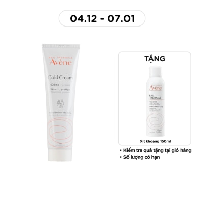 AVENE Kem Dưỡng Ẩm Chuyên Biệt Avène Giúp Giảm Khô Da Dành Cho Da Rất Khô Và Da Nhạy Cảm 100ml