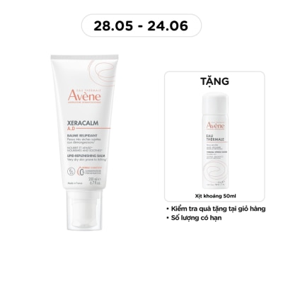 AVENE - Kem Dưỡng Ẩm Avène Dùng Cho Da Khô Ngứa 200ml