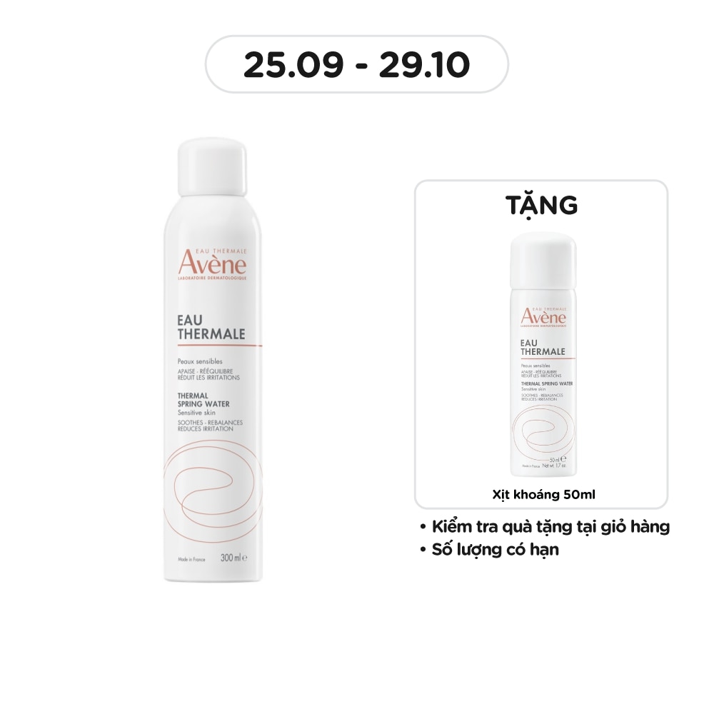 Xịt Khoáng Avène Cấp Ẩm Giúp Làm Dịu Và Bảo Vệ Da 300ml