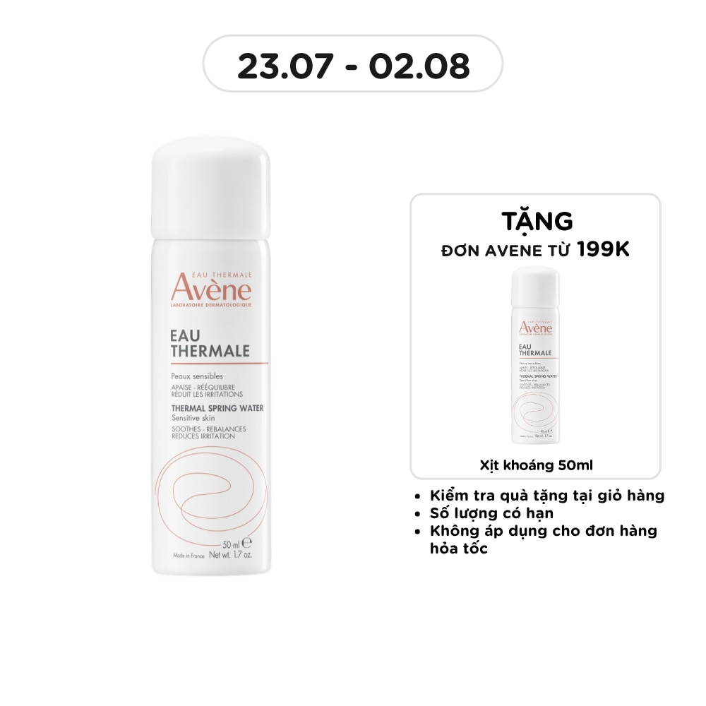 Xịt Khoáng Avène Cấp Ẩm Giúp Làm Dịu Và Bảo Vệ Da 50ml