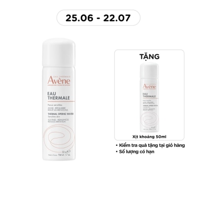 AVENE - Xịt Khoáng Avène Cấp Ẩm Giúp Làm Dịu Và Bảo Vệ Da 50ml