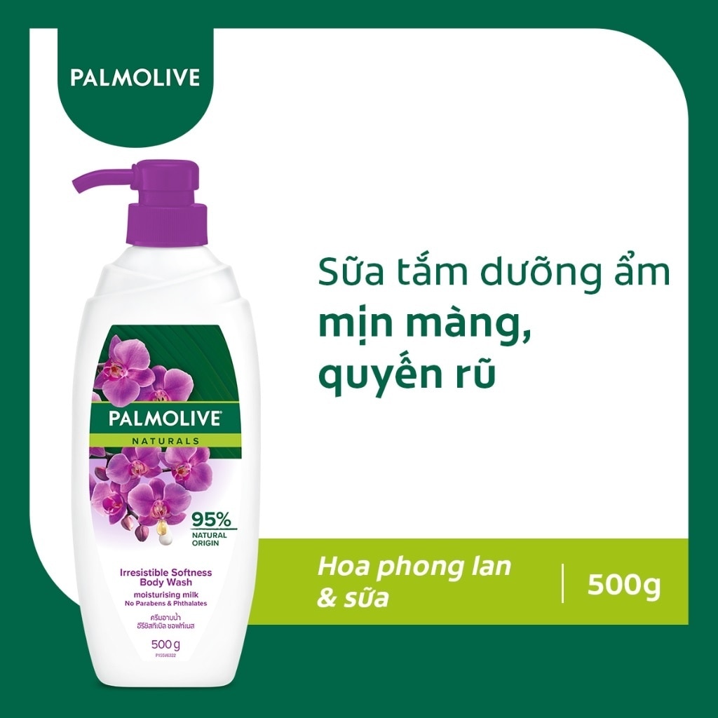 Sữa Tắm Palmolive Mịn Màng Quyến Rũ Hương Phong Lan 500g