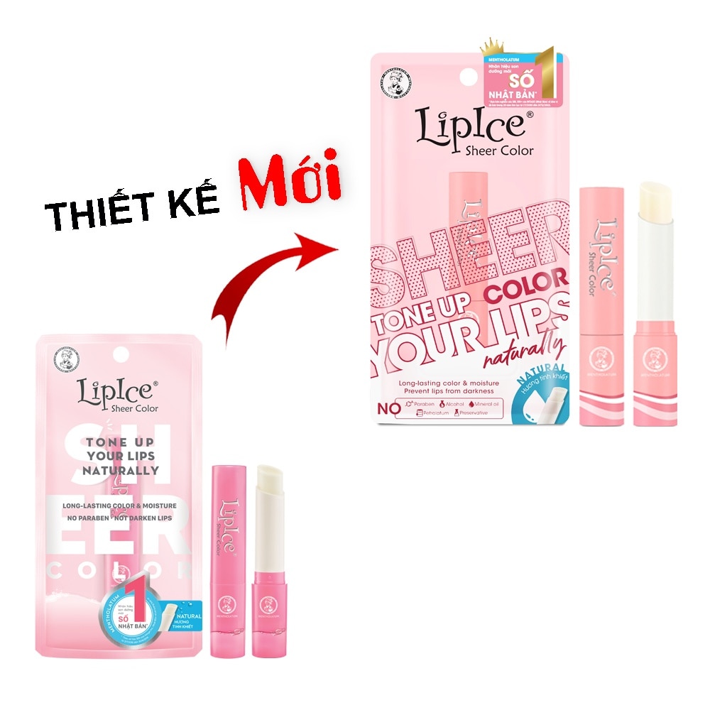 Sheer Color Lip Balm 2.4g .# Natural