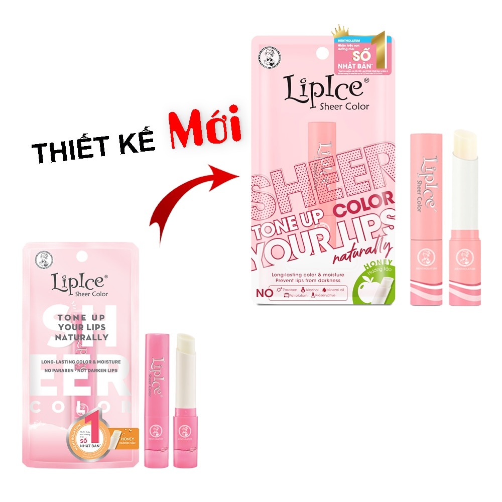 Sheer Color Lip Balm 2.4g .# Honey