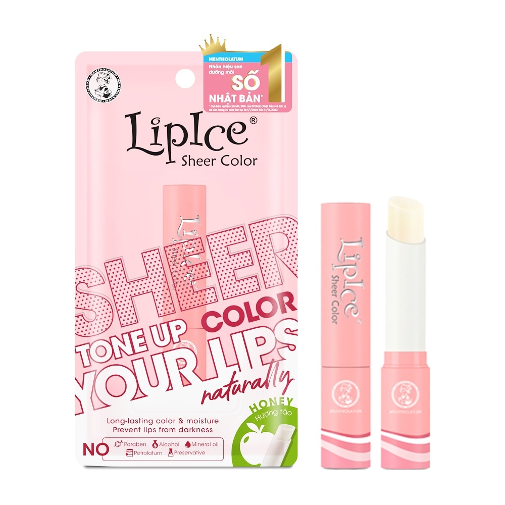 Sheer Color Lip Balm 2.4g .# Honey