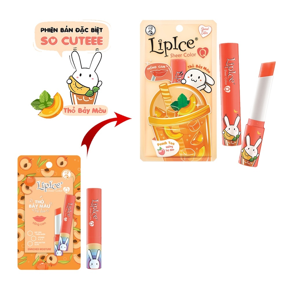 Sheer Color Q 7 Lip Balm 2.4g .# Colors Rabbit