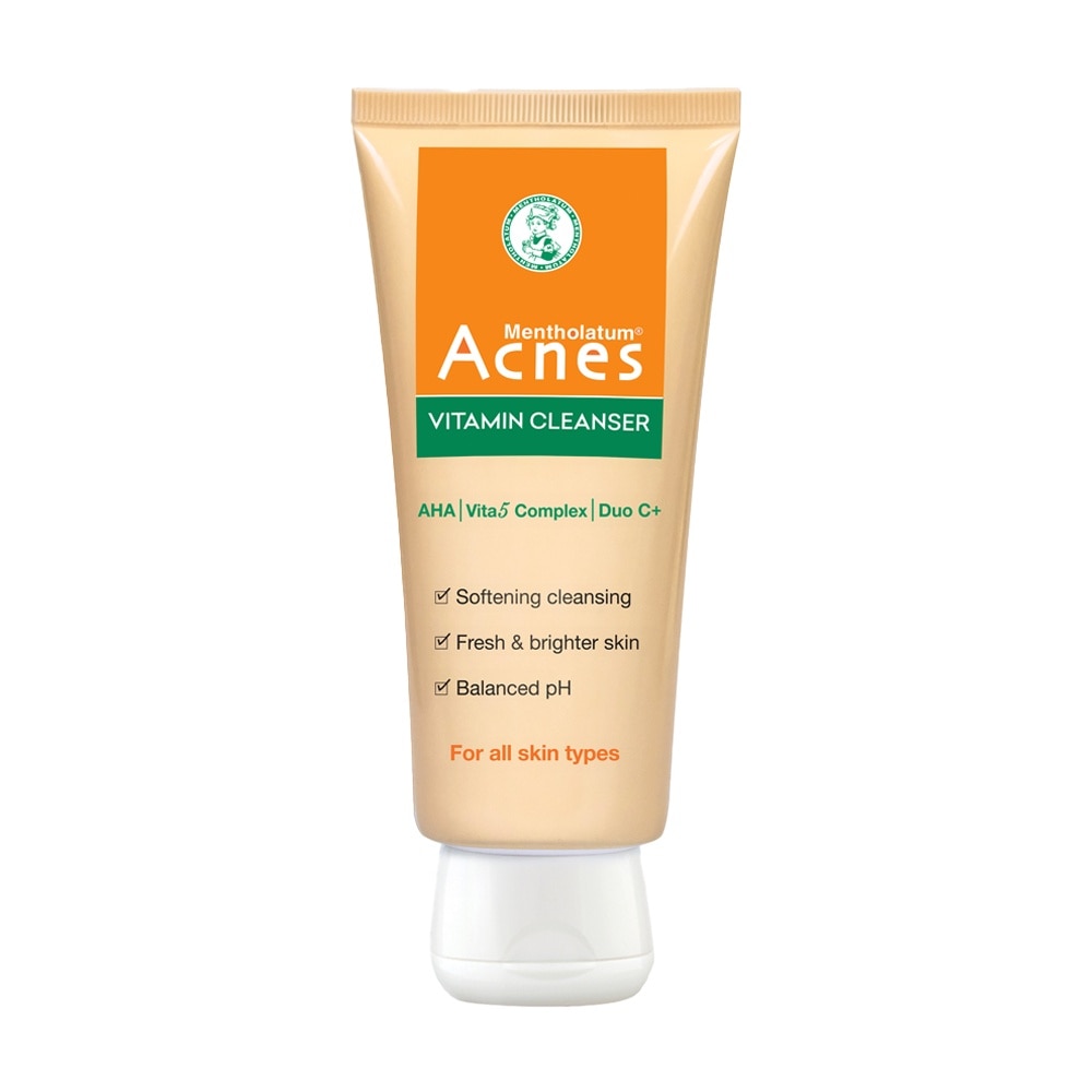 Kem rửa mặt Mentholatum Acnes Vitamin Cleanser 100g