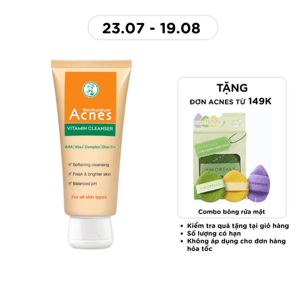 Mentholatum Acnes Vitamin Cleanser 100g image