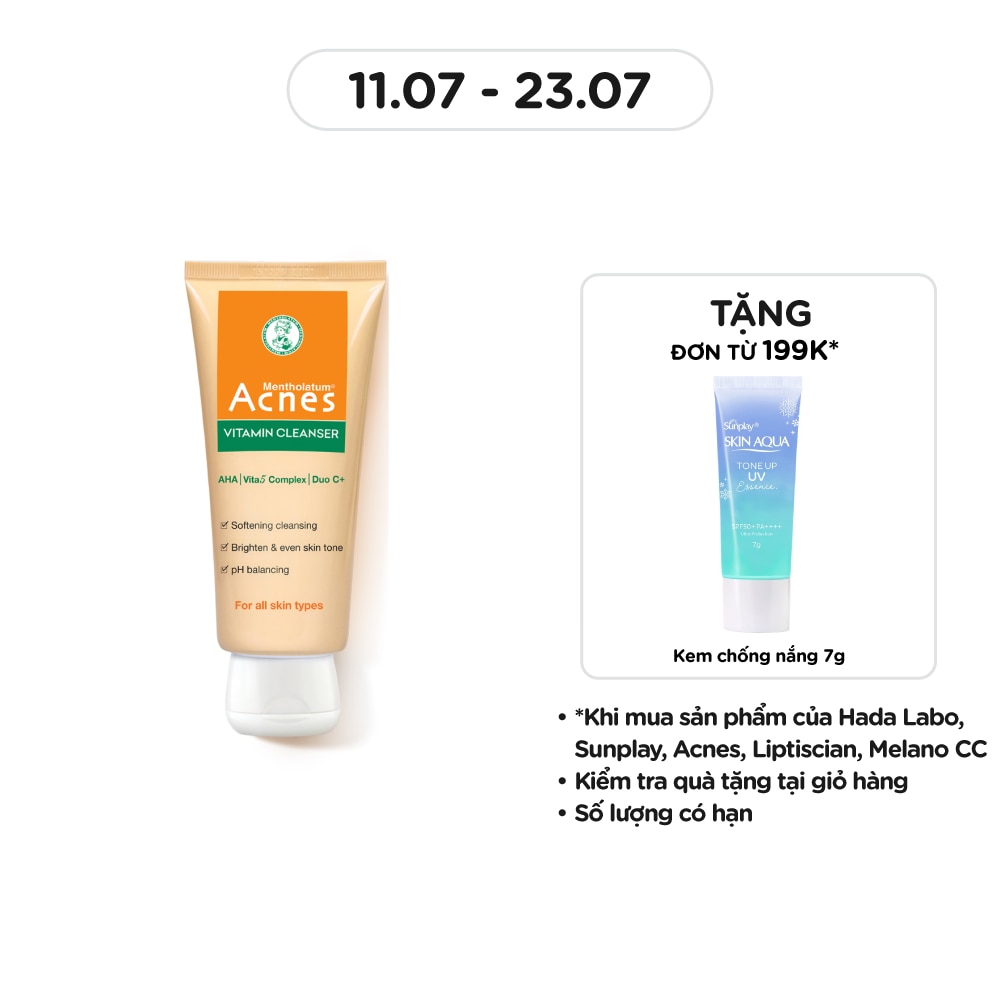 Kem Rửa Mặt Acnes Vitamin 100g